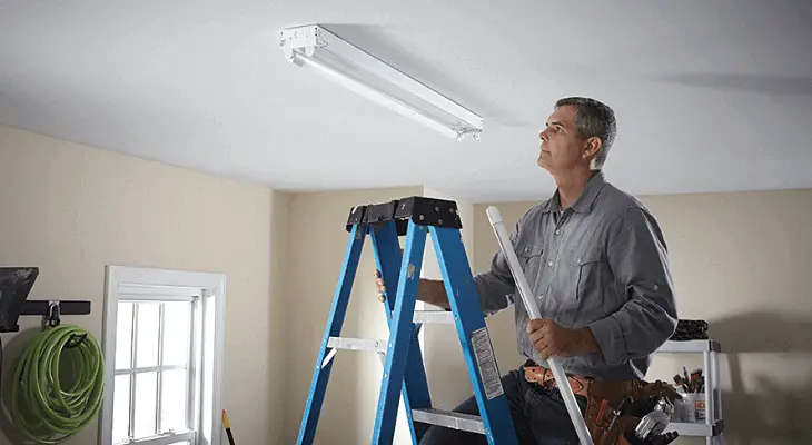 Install Fluorescent Light Fixture, How To Remove A Fluorescent Light Fixture From The Ceiling