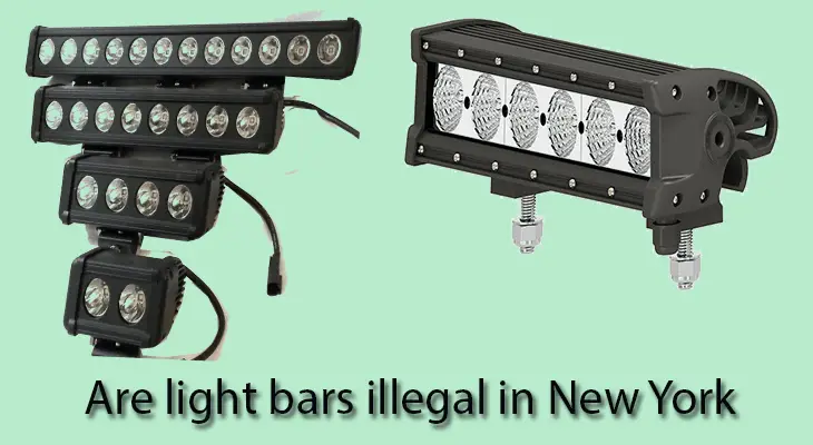 Are light bars illegal in New York?